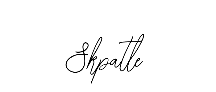 Make a beautiful signature design for name Skpatle. With this signature (Bearetta-2O07w) style, you can create a handwritten signature for free. Skpatle signature style 12 images and pictures png
