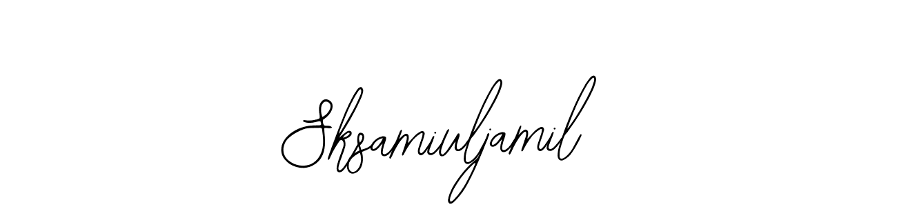 Create a beautiful signature design for name Sksamiuljamil. With this signature (Bearetta-2O07w) fonts, you can make a handwritten signature for free. Sksamiuljamil signature style 12 images and pictures png