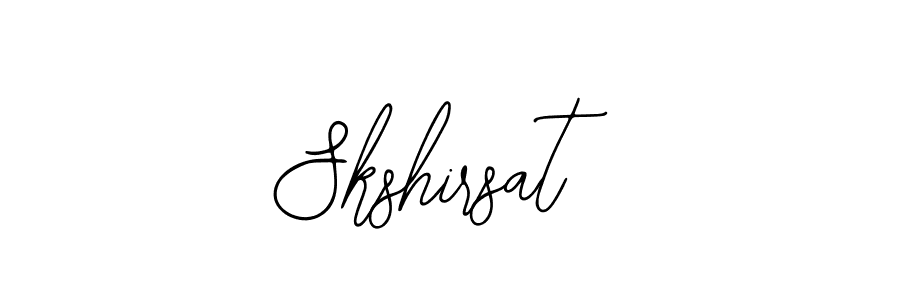 Create a beautiful signature design for name Skshirsat. With this signature (Bearetta-2O07w) fonts, you can make a handwritten signature for free. Skshirsat signature style 12 images and pictures png