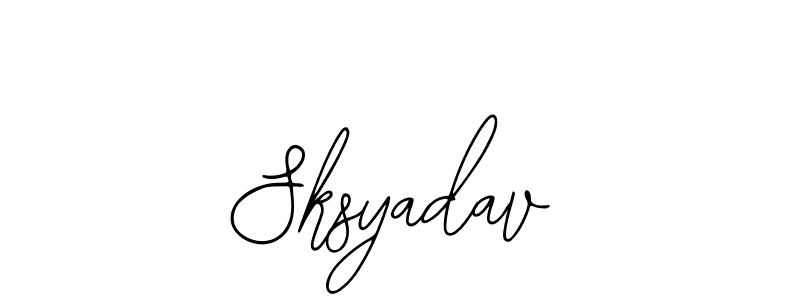 How to make Sksyadav signature? Bearetta-2O07w is a professional autograph style. Create handwritten signature for Sksyadav name. Sksyadav signature style 12 images and pictures png