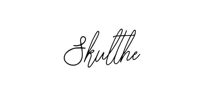 Use a signature maker to create a handwritten signature online. With this signature software, you can design (Bearetta-2O07w) your own signature for name Skulthe. Skulthe signature style 12 images and pictures png