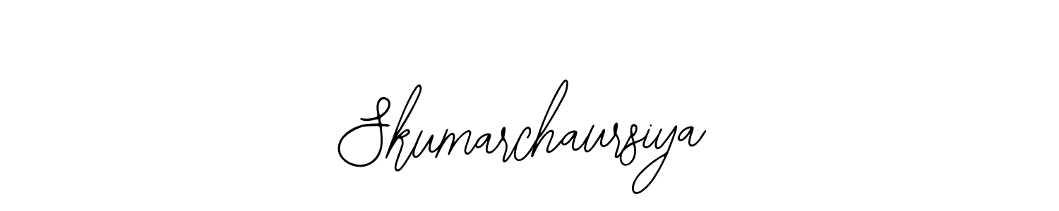 How to make Skumarchaursiya name signature. Use Bearetta-2O07w style for creating short signs online. This is the latest handwritten sign. Skumarchaursiya signature style 12 images and pictures png