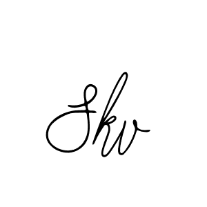 Create a beautiful signature design for name Skv. With this signature (Bearetta-2O07w) fonts, you can make a handwritten signature for free. Skv signature style 12 images and pictures png