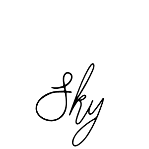 Sky stylish signature style. Best Handwritten Sign (Bearetta-2O07w) for my name. Handwritten Signature Collection Ideas for my name Sky. Sky signature style 12 images and pictures png