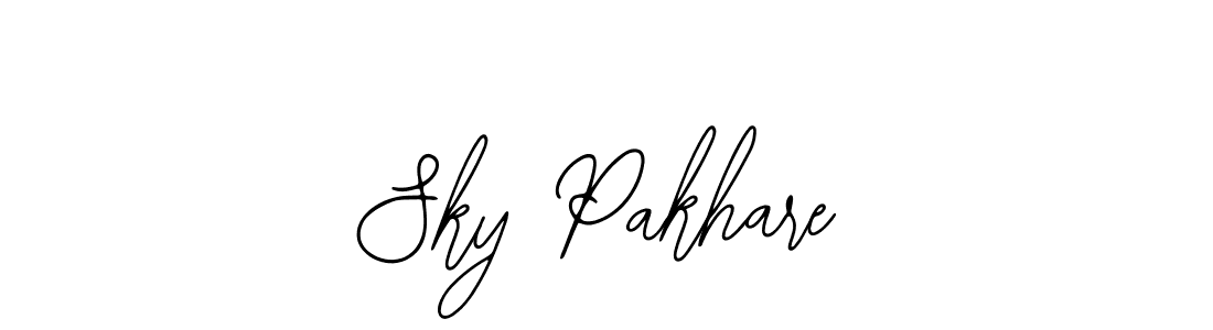 if you are searching for the best signature style for your name Sky Pakhare. so please give up your signature search. here we have designed multiple signature styles  using Bearetta-2O07w. Sky Pakhare signature style 12 images and pictures png