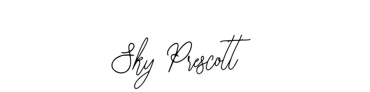 Also You can easily find your signature by using the search form. We will create Sky Prescott name handwritten signature images for you free of cost using Bearetta-2O07w sign style. Sky Prescott signature style 12 images and pictures png