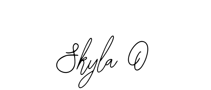 How to make Skyla O signature? Bearetta-2O07w is a professional autograph style. Create handwritten signature for Skyla O name. Skyla O signature style 12 images and pictures png