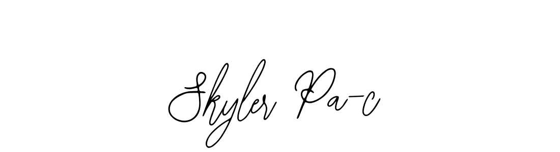 How to make Skyler Pa-c name signature. Use Bearetta-2O07w style for creating short signs online. This is the latest handwritten sign. Skyler Pa-c signature style 12 images and pictures png