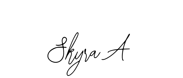 How to Draw Skyra A signature style? Bearetta-2O07w is a latest design signature styles for name Skyra A. Skyra A signature style 12 images and pictures png