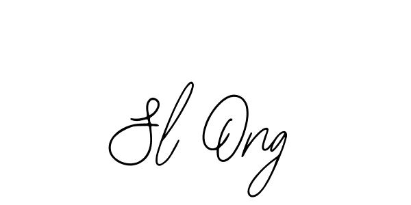 Make a beautiful signature design for name Sl Ong. Use this online signature maker to create a handwritten signature for free. Sl Ong signature style 12 images and pictures png