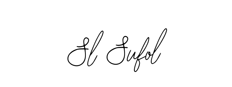 Sl Sufol stylish signature style. Best Handwritten Sign (Bearetta-2O07w) for my name. Handwritten Signature Collection Ideas for my name Sl Sufol. Sl Sufol signature style 12 images and pictures png