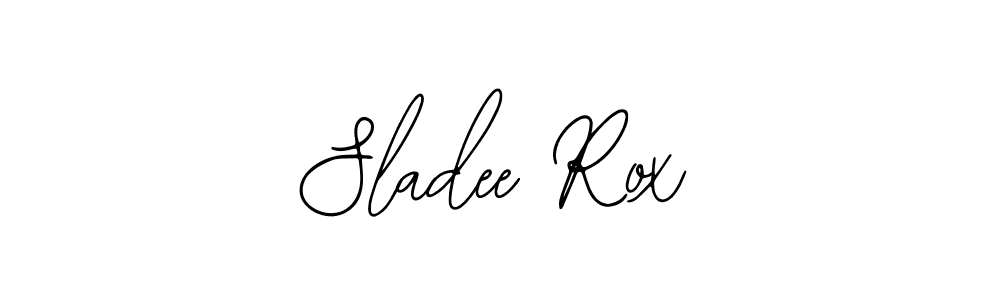 Create a beautiful signature design for name Sladee Rox. With this signature (Bearetta-2O07w) fonts, you can make a handwritten signature for free. Sladee Rox signature style 12 images and pictures png