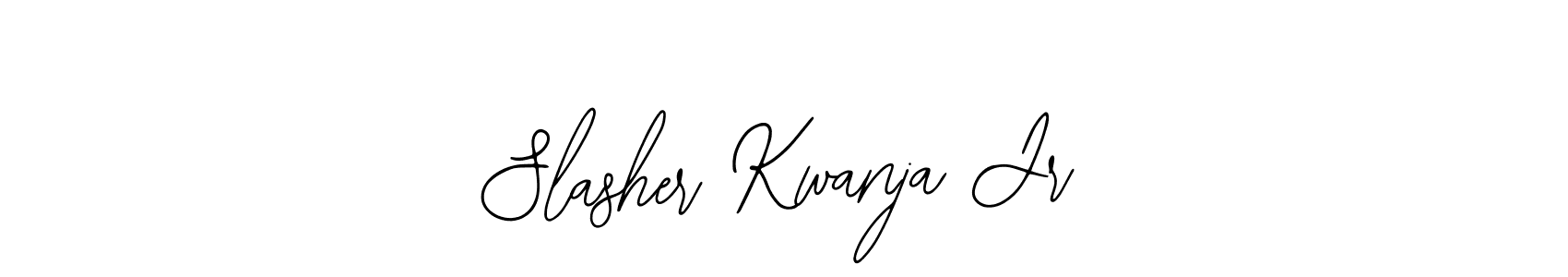 How to make Slasher Kwanja Jr signature? Bearetta-2O07w is a professional autograph style. Create handwritten signature for Slasher Kwanja Jr name. Slasher Kwanja Jr signature style 12 images and pictures png