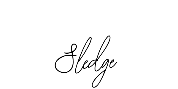 Sledge stylish signature style. Best Handwritten Sign (Bearetta-2O07w) for my name. Handwritten Signature Collection Ideas for my name Sledge. Sledge signature style 12 images and pictures png