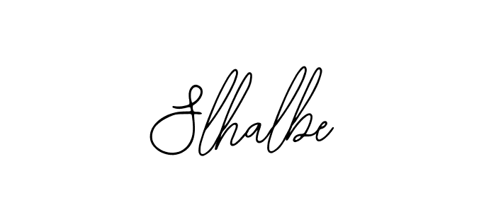 Make a beautiful signature design for name Slhalbe. With this signature (Bearetta-2O07w) style, you can create a handwritten signature for free. Slhalbe signature style 12 images and pictures png