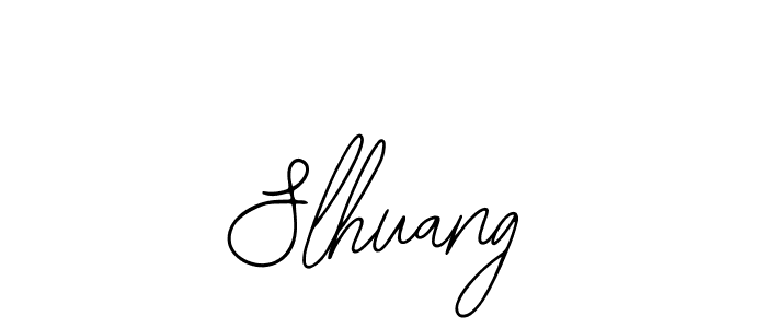 if you are searching for the best signature style for your name Slhuang. so please give up your signature search. here we have designed multiple signature styles  using Bearetta-2O07w. Slhuang signature style 12 images and pictures png