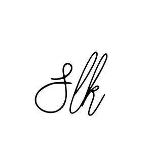 if you are searching for the best signature style for your name Slk. so please give up your signature search. here we have designed multiple signature styles  using Bearetta-2O07w. Slk signature style 12 images and pictures png