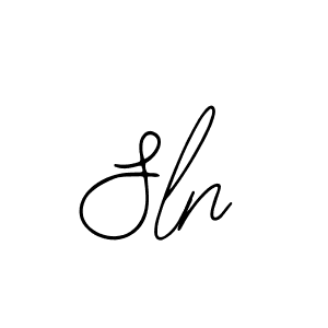 How to Draw Sln signature style? Bearetta-2O07w is a latest design signature styles for name Sln. Sln signature style 12 images and pictures png
