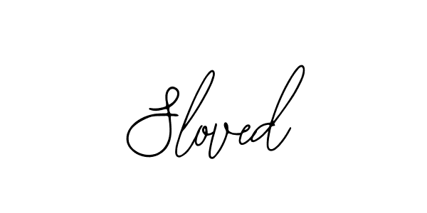 Create a beautiful signature design for name Sloved. With this signature (Bearetta-2O07w) fonts, you can make a handwritten signature for free. Sloved signature style 12 images and pictures png