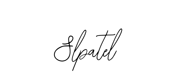 The best way (Bearetta-2O07w) to make a short signature is to pick only two or three words in your name. The name Slpatel include a total of six letters. For converting this name. Slpatel signature style 12 images and pictures png