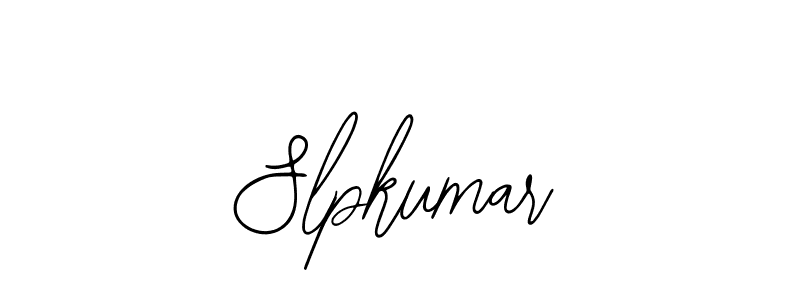 The best way (Bearetta-2O07w) to make a short signature is to pick only two or three words in your name. The name Slpkumar include a total of six letters. For converting this name. Slpkumar signature style 12 images and pictures png