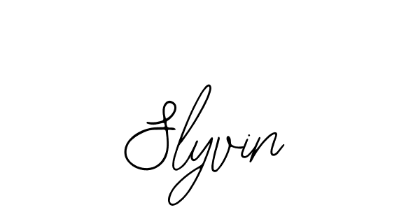 The best way (Bearetta-2O07w) to make a short signature is to pick only two or three words in your name. The name Slyvin include a total of six letters. For converting this name. Slyvin signature style 12 images and pictures png