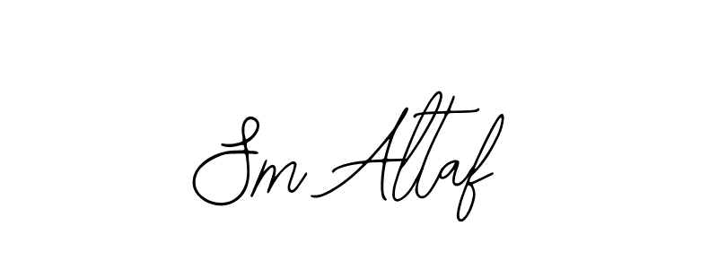 You should practise on your own different ways (Bearetta-2O07w) to write your name (Sm Altaf) in signature. don't let someone else do it for you. Sm Altaf signature style 12 images and pictures png