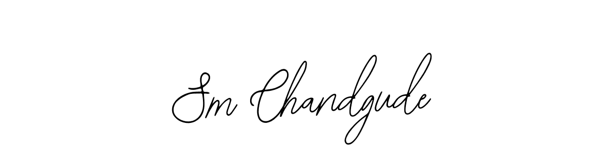 Design your own signature with our free online signature maker. With this signature software, you can create a handwritten (Bearetta-2O07w) signature for name Sm Chandgude. Sm Chandgude signature style 12 images and pictures png