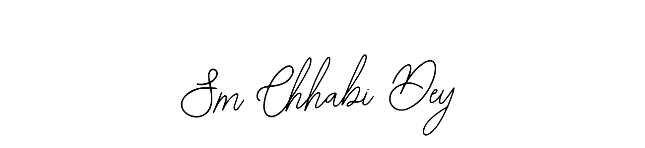 Design your own signature with our free online signature maker. With this signature software, you can create a handwritten (Bearetta-2O07w) signature for name Sm Chhabi Dey. Sm Chhabi Dey signature style 12 images and pictures png