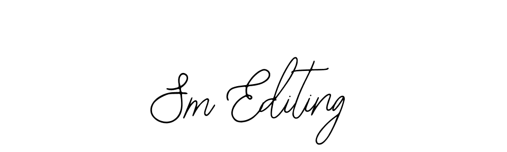 Make a beautiful signature design for name Sm Editing. With this signature (Bearetta-2O07w) style, you can create a handwritten signature for free. Sm Editing signature style 12 images and pictures png
