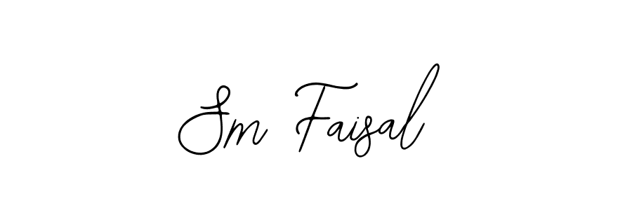 Make a beautiful signature design for name Sm Faisal. With this signature (Bearetta-2O07w) style, you can create a handwritten signature for free. Sm Faisal signature style 12 images and pictures png