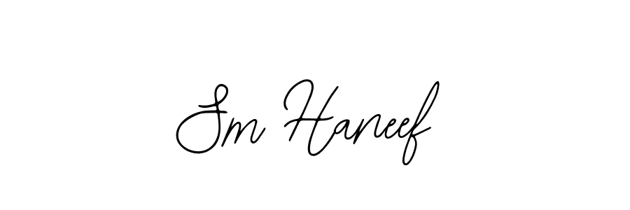 Sm Haneef stylish signature style. Best Handwritten Sign (Bearetta-2O07w) for my name. Handwritten Signature Collection Ideas for my name Sm Haneef. Sm Haneef signature style 12 images and pictures png