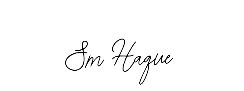 The best way (Bearetta-2O07w) to make a short signature is to pick only two or three words in your name. The name Sm Haque include a total of six letters. For converting this name. Sm Haque signature style 12 images and pictures png