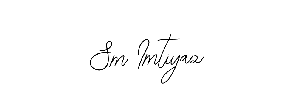 The best way (Bearetta-2O07w) to make a short signature is to pick only two or three words in your name. The name Sm Imtiyaz include a total of six letters. For converting this name. Sm Imtiyaz signature style 12 images and pictures png