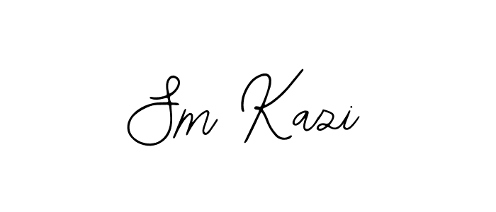 Sm Kazi stylish signature style. Best Handwritten Sign (Bearetta-2O07w) for my name. Handwritten Signature Collection Ideas for my name Sm Kazi. Sm Kazi signature style 12 images and pictures png