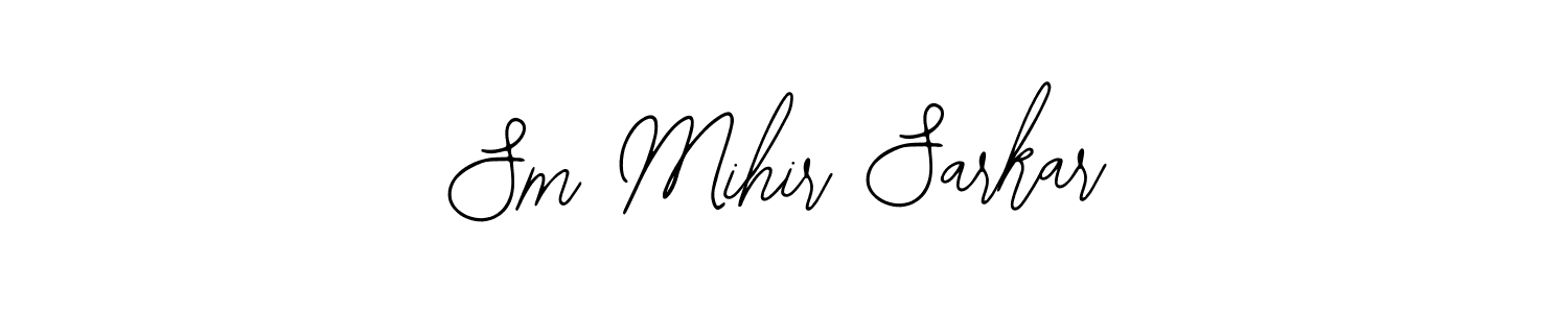 Also You can easily find your signature by using the search form. We will create Sm Mihir Sarkar name handwritten signature images for you free of cost using Bearetta-2O07w sign style. Sm Mihir Sarkar signature style 12 images and pictures png