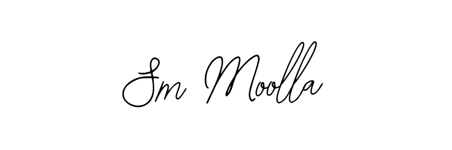 Design your own signature with our free online signature maker. With this signature software, you can create a handwritten (Bearetta-2O07w) signature for name Sm Moolla. Sm Moolla signature style 12 images and pictures png