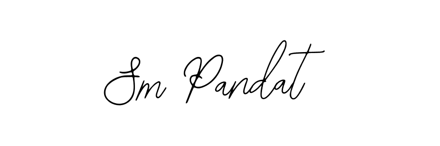 The best way (Bearetta-2O07w) to make a short signature is to pick only two or three words in your name. The name Sm Pandat include a total of six letters. For converting this name. Sm Pandat signature style 12 images and pictures png