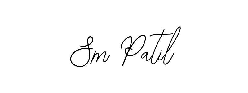 Bearetta-2O07w is a professional signature style that is perfect for those who want to add a touch of class to their signature. It is also a great choice for those who want to make their signature more unique. Get Sm Patil name to fancy signature for free. Sm Patil signature style 12 images and pictures png
