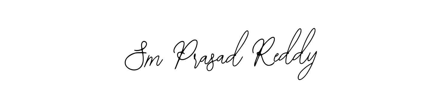 Design your own signature with our free online signature maker. With this signature software, you can create a handwritten (Bearetta-2O07w) signature for name Sm Prasad Reddy. Sm Prasad Reddy signature style 12 images and pictures png
