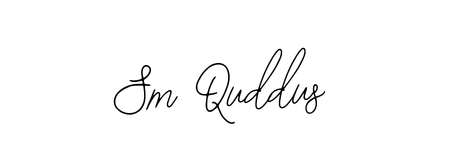 The best way (Bearetta-2O07w) to make a short signature is to pick only two or three words in your name. The name Sm Quddus include a total of six letters. For converting this name. Sm Quddus signature style 12 images and pictures png