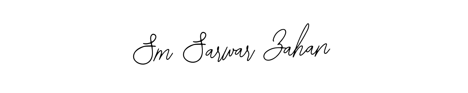How to make Sm Sarwar Zahan signature? Bearetta-2O07w is a professional autograph style. Create handwritten signature for Sm Sarwar Zahan name. Sm Sarwar Zahan signature style 12 images and pictures png