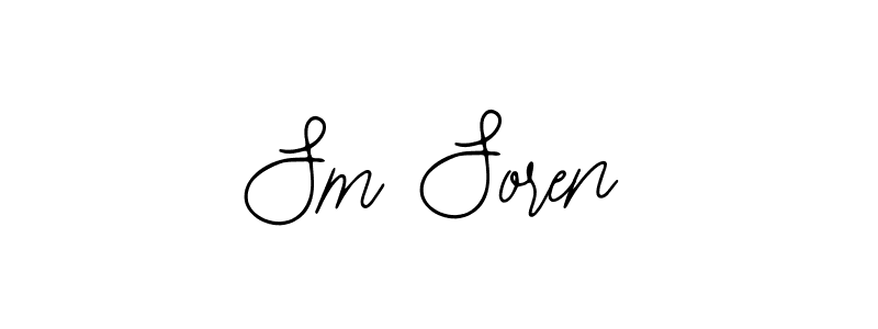 Also You can easily find your signature by using the search form. We will create Sm Soren name handwritten signature images for you free of cost using Bearetta-2O07w sign style. Sm Soren signature style 12 images and pictures png