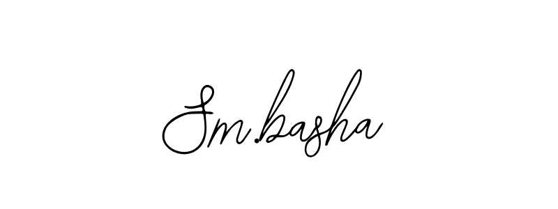 Make a beautiful signature design for name Sm.basha. With this signature (Bearetta-2O07w) style, you can create a handwritten signature for free. Sm.basha signature style 12 images and pictures png