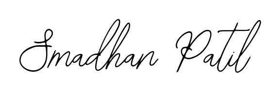 The Bearetta-2O07w handwriting style adds charm and authenticity to name Smadhan Patil. A wonderful choice for personal thank-you notes. Smadhan Patil signature style 12 images and pictures png