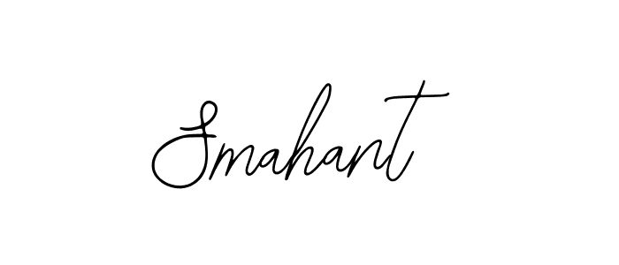 if you are searching for the best signature style for your name Smahant. so please give up your signature search. here we have designed multiple signature styles  using Bearetta-2O07w. Smahant signature style 12 images and pictures png
