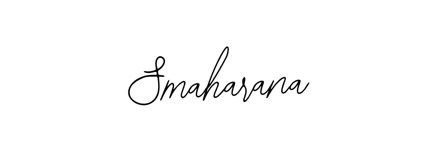 Similarly Bearetta-2O07w is the best handwritten signature design. Signature creator online .You can use it as an online autograph creator for name Smaharana. Smaharana signature style 12 images and pictures png