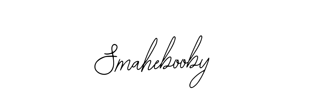 It looks lik you need a new signature style for name Smahebooby. Design unique handwritten (Bearetta-2O07w) signature with our free signature maker in just a few clicks. Smahebooby signature style 12 images and pictures png