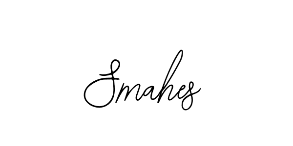 if you are searching for the best signature style for your name Smahes. so please give up your signature search. here we have designed multiple signature styles  using Bearetta-2O07w. Smahes signature style 12 images and pictures png