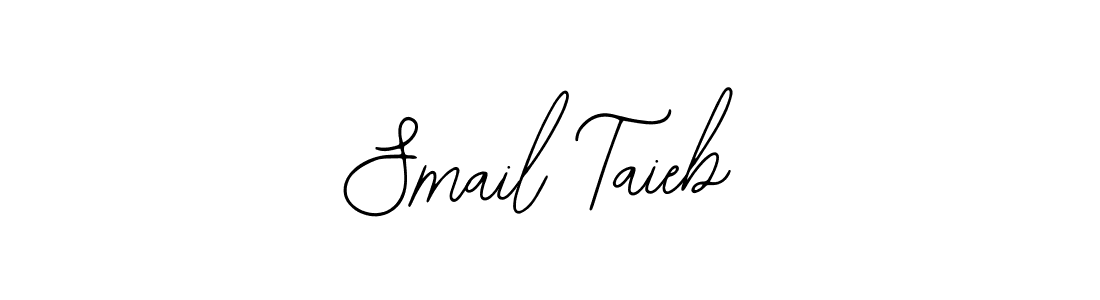 Also You can easily find your signature by using the search form. We will create Smail Taieb name handwritten signature images for you free of cost using Bearetta-2O07w sign style. Smail Taieb signature style 12 images and pictures png